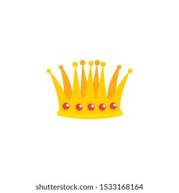 crown gold royal isolated icon vector illustration design