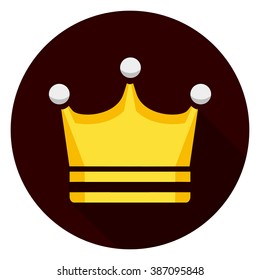 crown golden icon