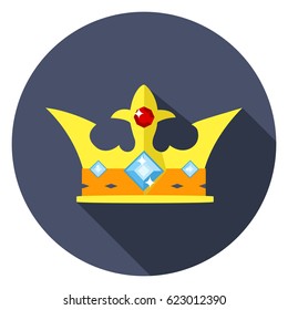 crown golden icon