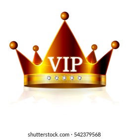 Crown Golden light icon