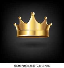 Crown Gradient Mesh Vector Illustration