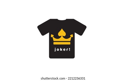 crown with heart icon t-shirt - vector design illustration, it can use for label, logo, sign, sticker for printing for the family t-shirt.