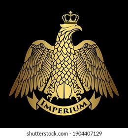 Icono de símbolo heráldico de la corona ilustración vectorial
