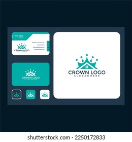 crown home logo design  template