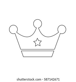Crown Icon Stock Vector (Royalty Free) 587142671 | Shutterstock