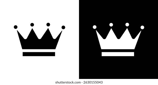 Concepto del icono de la corona, Ilustración vectorial