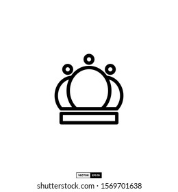 Crown icon, design inspiration vector template for interface and any purpose