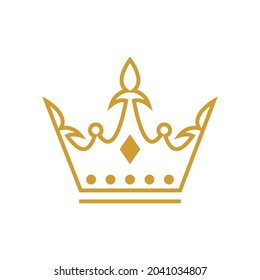 Crown icon design template illustration