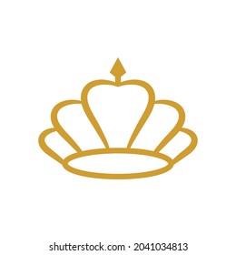 Crown icon design template illustration