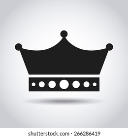 crown icon design, vector illustration eps10 graphic 