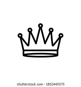 crown icon design vector template