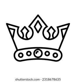 Crown Icon Design Vector template Illustration