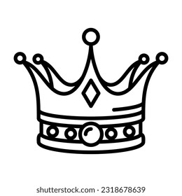 Crown Icon Design Vector template Illustration