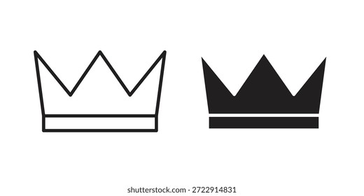 Crown Symbol entwirft Kollektion für Handy, ui, Web.