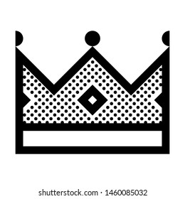 Crown Icon with Dots Style