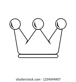 crown icon. Element of Sucsess and awards for mobile concept and web apps icon. Thin line icon for website design and development, app development