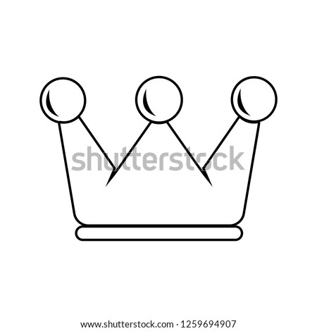 crown icon. Element of Sucsess and awards for mobile concept and web apps icon. Thin line icon for website design and development, app development