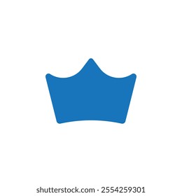 Crown icon Flat line illustration