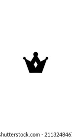 Crown Icon - Flat Style Crown Icon Vector Illustration In Trendy Design Isolated On Editable White Background