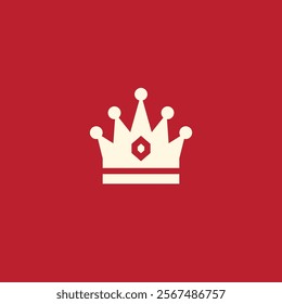 Crown icon flat vector design