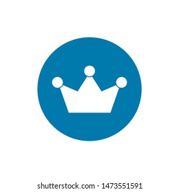 Crown icon. Flat vector illustration. EPS 10. Vector sign