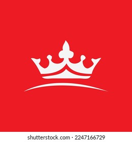 Kronensymbol, grafische Ressourcenvorlage, Vektorgrafik.
