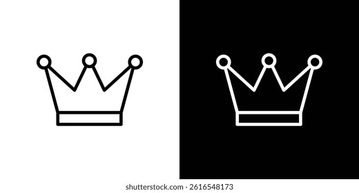Crown icon icons and symbol set. trendy illustration