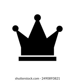 Crown icon illustrated on background
