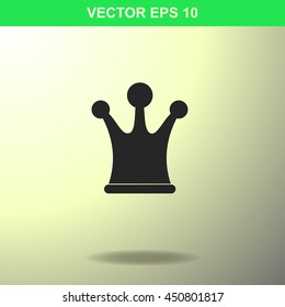 Crown icon. Illustration for business.