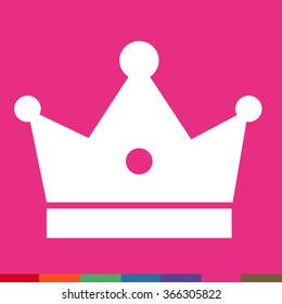Crown icon Illustration design