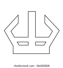 Crown icon Illustration design