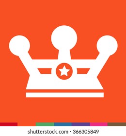 Crown icon Illustration design