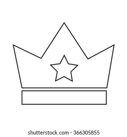 Crown icon Illustration design
