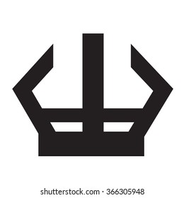Crown icon Illustration design