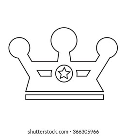 Crown icon Illustration design