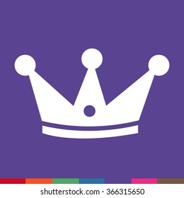 Crown icon Illustration design
