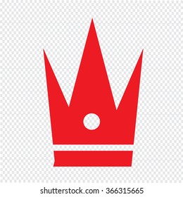 Crown icon Illustration design