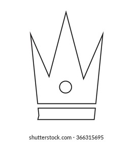 Crown icon Illustration design