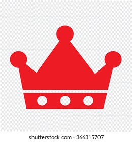 Crown icon Illustration design