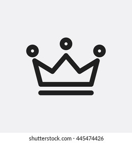 Crown icon illustration isolated vector sign symbol svg
