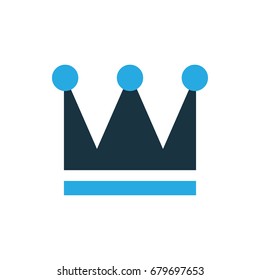 Crown icon illustration isolated vector sign symbol