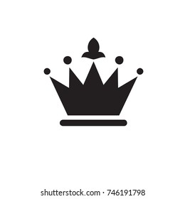 crown icon illustration isolated vector