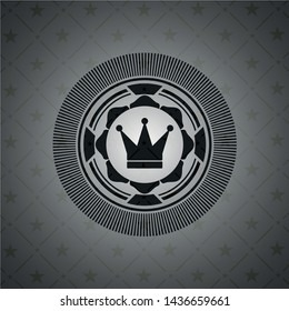 crown icon inside black emblem