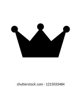 Crown Icon isolated on white background