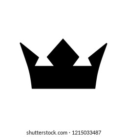Crown Icon isolated on white background