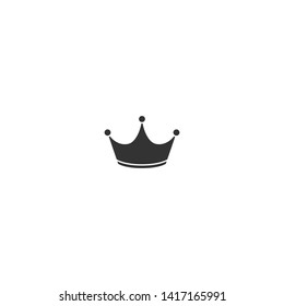 Crown icon isolated on white. Royal, luxury, vip, first class sign. Winner award. Monarchy, authority, power symbol.  Vector simple illustration. 