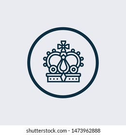 crown icon isolated on white background from event collection. crown icon trendy and modern crown symbol for logo, web, app