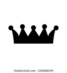 Crown icon isolated on white background