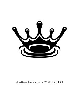 Crown icon isolated on white background. Vector illustration