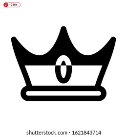 crown icon isolated sign symbol vector illustration - high quality black style vector icons
